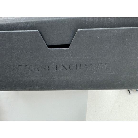Armani Exchange Light Blue Round Geometric Sunglasses
